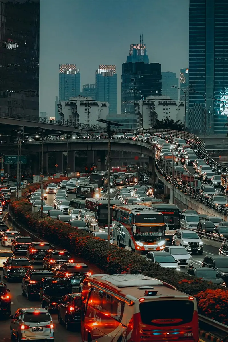 Rutinitas kota — macet dan padat